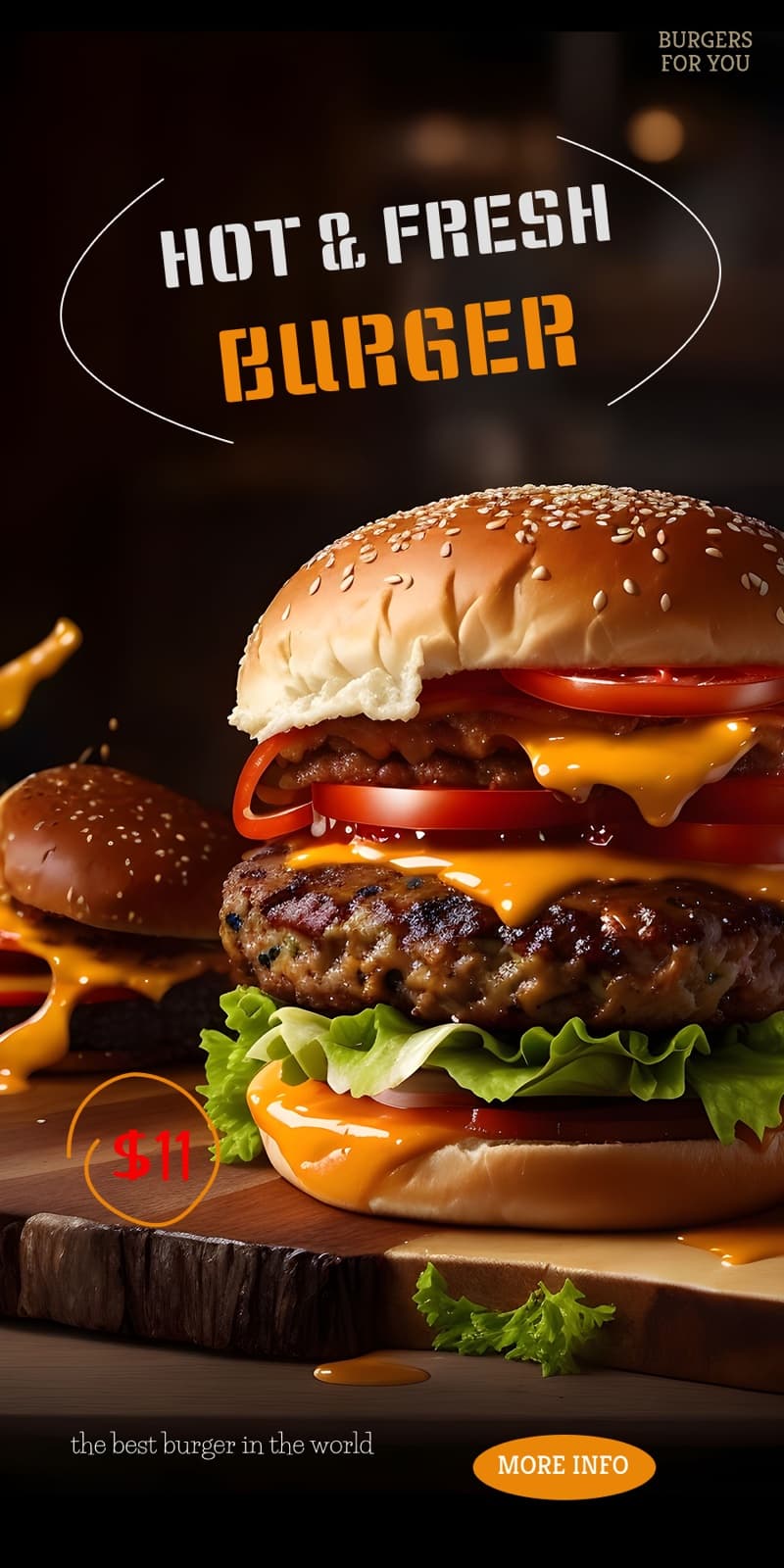 Hot & Fresh Burger · Skyscraper