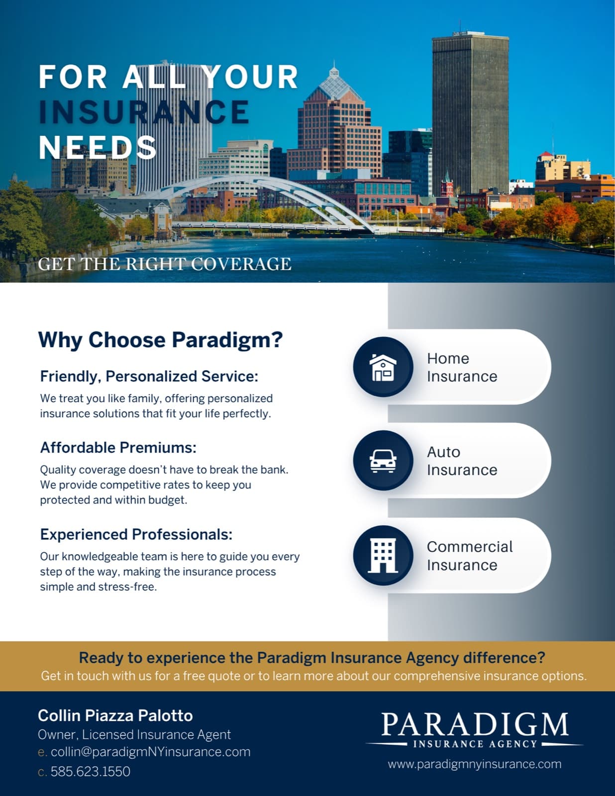 Paradigm Insurance · Flyer